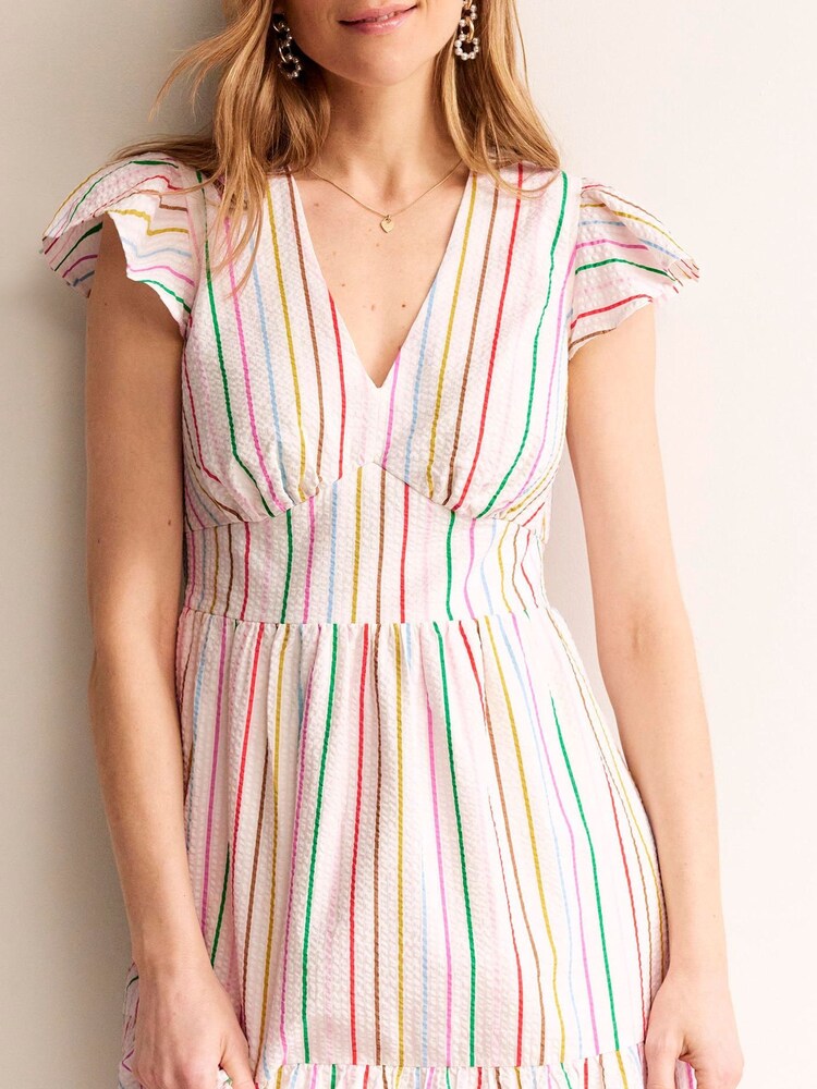 Boden Multi May Cotton Midi Tea Dress - Image 2 of 5 Boden Multi May Cotton Midi Tea Dress - Image 2 of 5