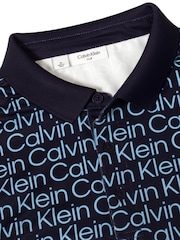 Calvin Klein Golf Sininen Printti; kuvio Pikeepaidat - Kuva 13 / 14