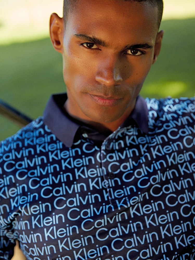 Calvin Klein Golf Sininen Printti; kuvio Pikeepaidat - Kuva 2 / 14