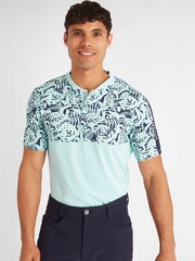 قميص بولو أزرق Brookhill من Calvin Klein Golf - صورة 1 من 9