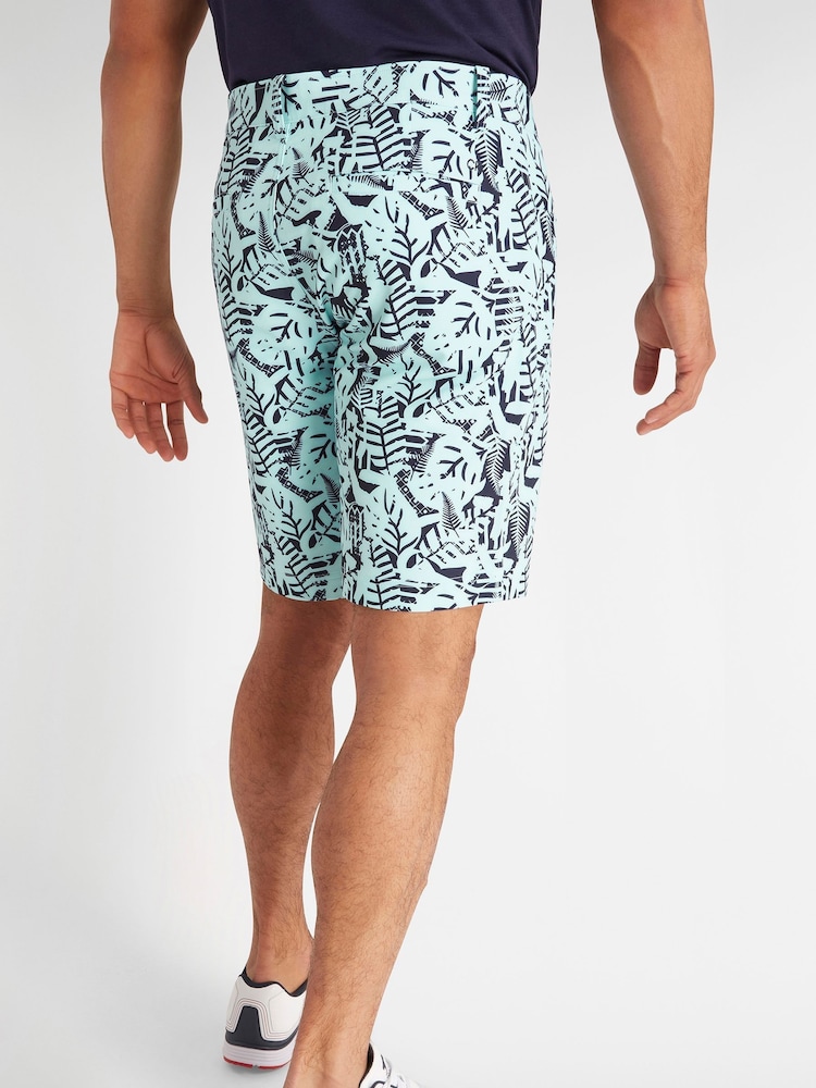 Calvin Klein Golf Blue Printed Genius Shorts - Image 2 of 10