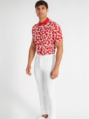 Calvin Klein Golf Abstract Print Polo Shirt - Image 2 of 9
