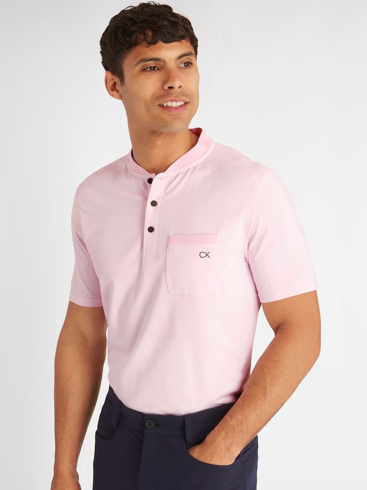 Calvin Klein Golf Pink Middlebrook Polo Shirt - Image 1 of 8