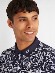 Calvin Klein Golf Abstract Print Polo Shirt - Image 3 of 9
