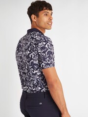 Calvin Klein Golf Abstract Print Polo Shirt - Image 4 of 9