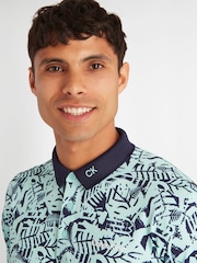 Calvin Klein Golf Abstract Print Polo Shirt - Image 4 of 9