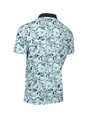 Calvin Klein Golf Abstract Print Polo Shirt - Image 6 of 9