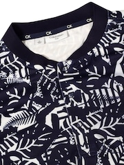 Calvin Klein Golf modra Brookhill Polo majica z ovratnikom Blade Collar - Slika 6 iz 8