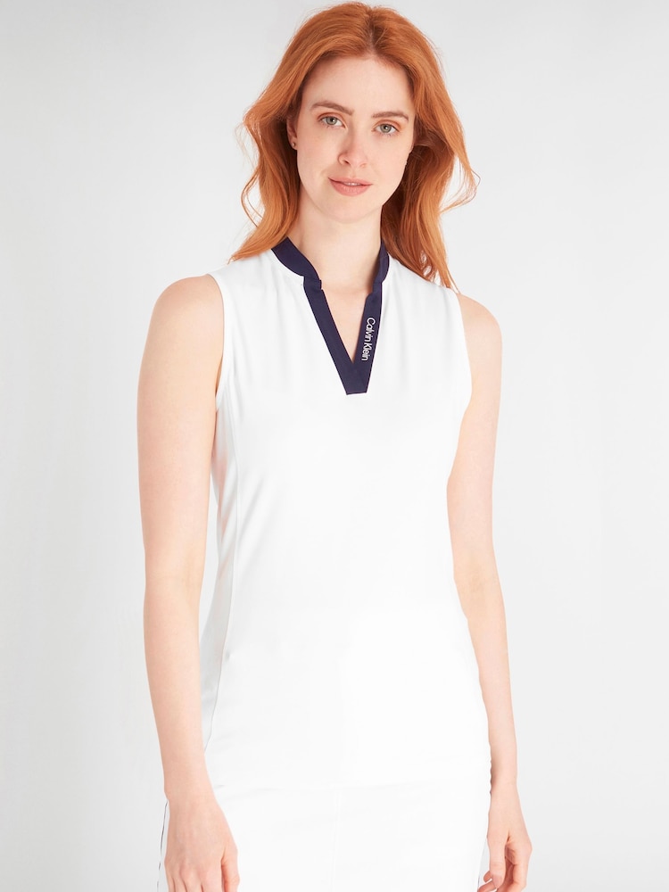 Calvin Klein Golf Dayton White Polo Shirt - Image 1 of 8
