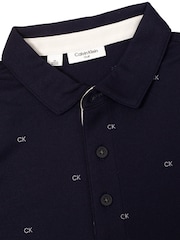 Calvin Klein Golf Monogram Polo Shirt - Image 7 of 8