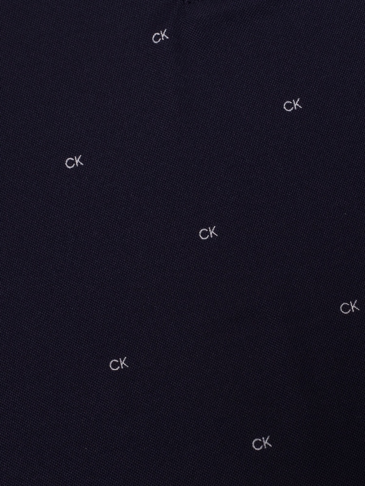 Calvin Klein Golf Monogram Polo Shirt - Image 8 of 8
