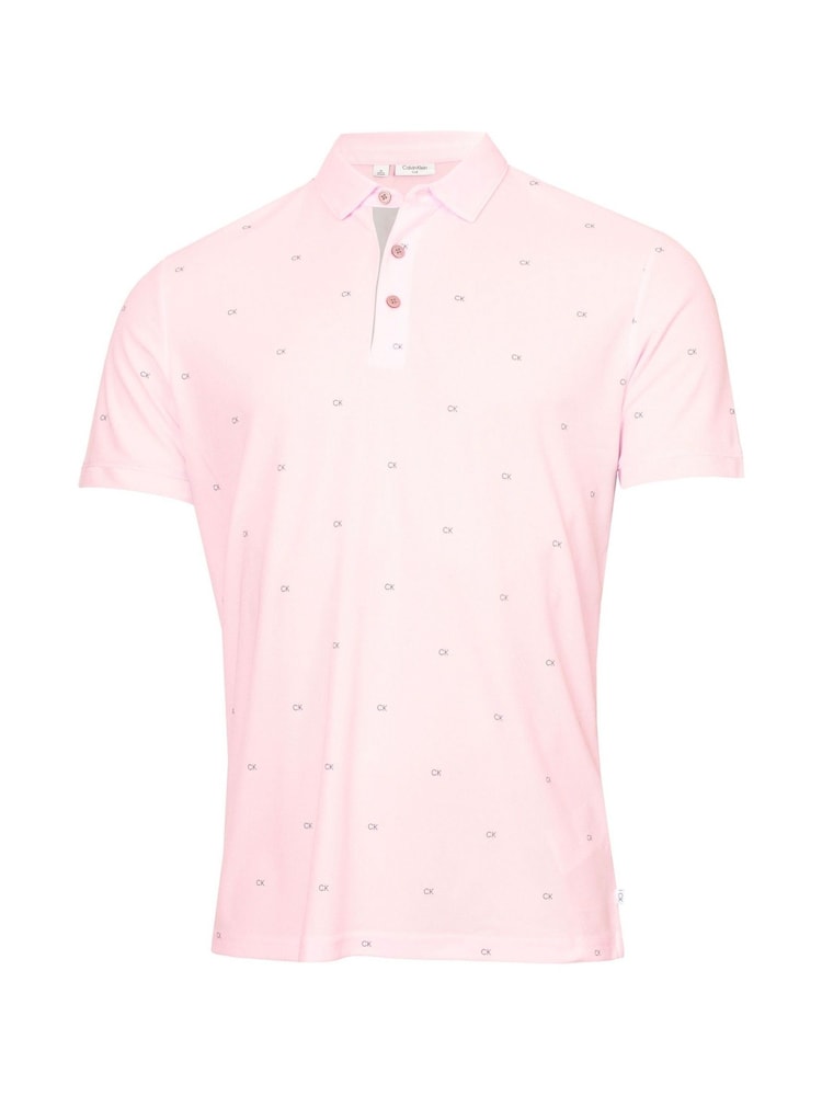 Calvin Klein Golf Monogram Polo Shirt - Image 5 of 8