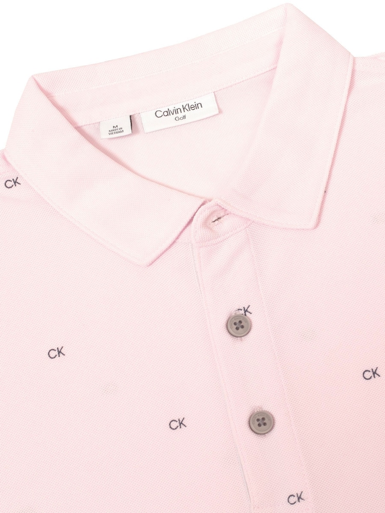 Calvin Klein Golf Monogram Polo Shirt - Image 8 of 8