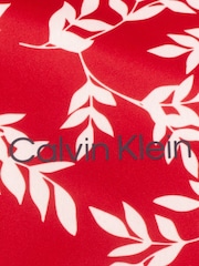 Calvin Klein Golf Red Printed Windbreaker Jacket - Image 8 of 9