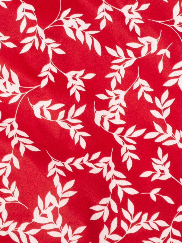 Calvin Klein Golf Red Printed Windbreaker Jacket - Image 9 of 9