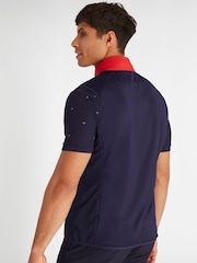 Calvin Klein Golf Red Rangewood Full Zip Hybrid Gilet - Image 2 of 8