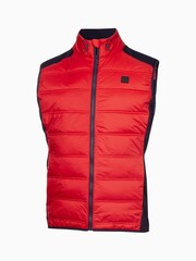Calvin Klein Golf Red Rangewood Full Zip Hybrid Gilet - Image 4 of 8