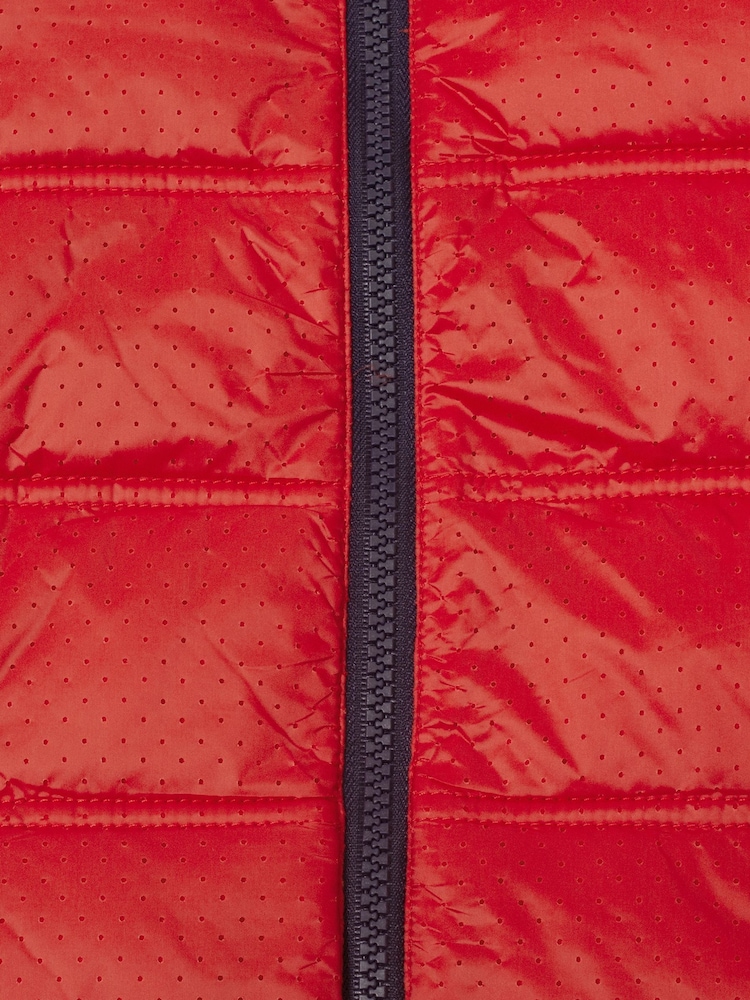 Calvin Klein Golf Red Rangewood Full Zip Hybrid Gilet - Image 8 of 8