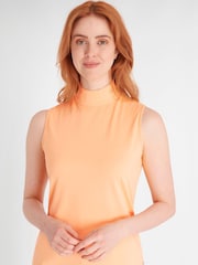 Calvin Klein Golf Orange Skyway Polo Shirt - Image 1 of 8