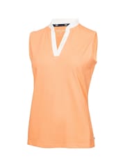 Calvin Klein Golf Dayrton Orange Polo Shirt - Image 4 of 7