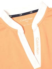 Calvin Klein Golf Dayrton Orange Polo Shirt - Image 6 of 7