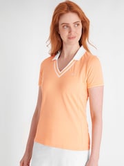 Calvin Klein Golf Orange Delaware Polo Shirt - Image 1 of 8