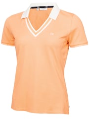 Calvin Klein Golf Orange Delaware Polo Shirt - Image 5 of 8