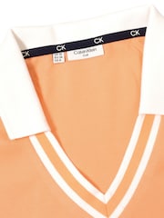 Calvin Klein Golf Orange Delaware Polo Shirt - Image 7 of 8