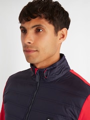 Calvin Klein Golf Red Rangewood Quarter Zip Hybrid Base Layer - Image 4 of 8