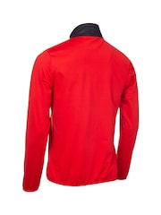 Calvin Klein Golf Red Rangewood Quarter Zip Hybrid Base Layer - Image 6 of 8