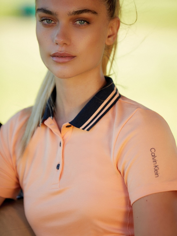 Calvin Klein Golf Orange Primrose Dress - Image 2 of 16