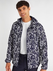 Calvin Klein Golf Printed Windbreaker Blue Jacket - Image 1 of 9