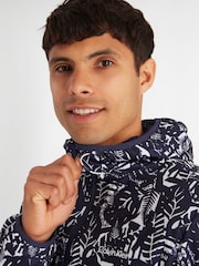 Calvin Klein Golf Printed Windbreaker Blue Jacket - Image 4 of 9
