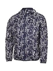 Calvin Klein Golf Printed Windbreaker Blue Jacket - Image 5 of 9