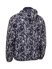 Calvin Klein Golf Printed Windbreaker Blue Jacket - Image 6 of 9