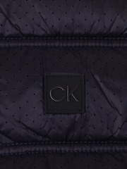 Calvin Klein Golf Blue Rangewood Full Zip Hybrid Gilet - Image 9 of 9