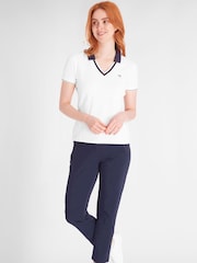 Calvin Klein Golf Delaware White Polo Shirt - Image 3 of 8