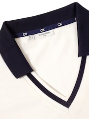 Calvin Klein Golf Delaware White Polo Shirt - Image 7 of 8
