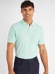 Calvin Klein Golf Monogram Polo Shirt - Image 1 of 8