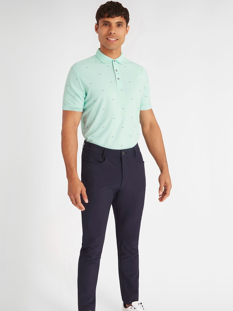 Calvin Klein Golf Monogram Polo Shirt - Image 2 of 8