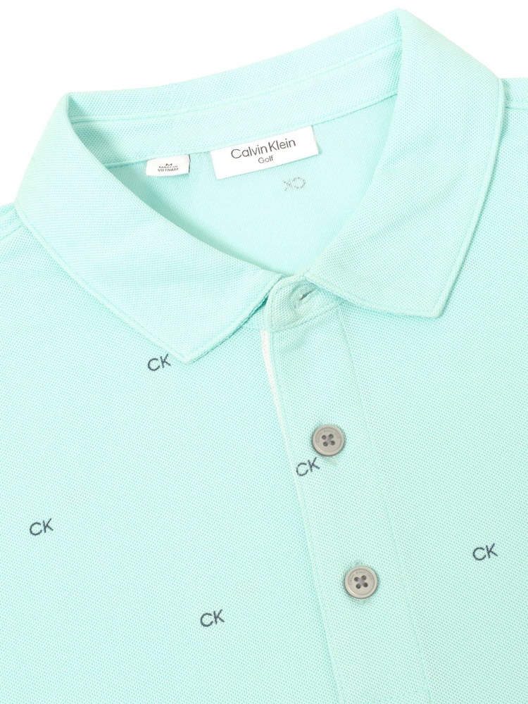 Calvin Klein Golf Monogram Polo Shirt - Image 7 of 8