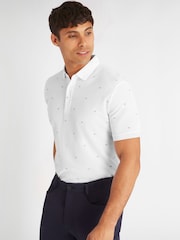 Calvin Klein Golf Monogram Polo Shirt - Image 1 of 8