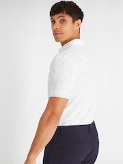 Calvin Klein Golf Monogram Polo Shirt - Image 2 of 8