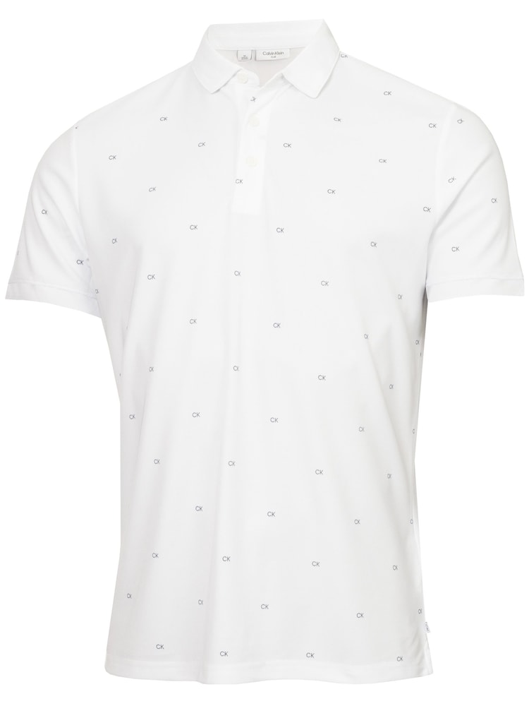 Calvin Klein Golf Monogram Polo Shirt - Image 5 of 8