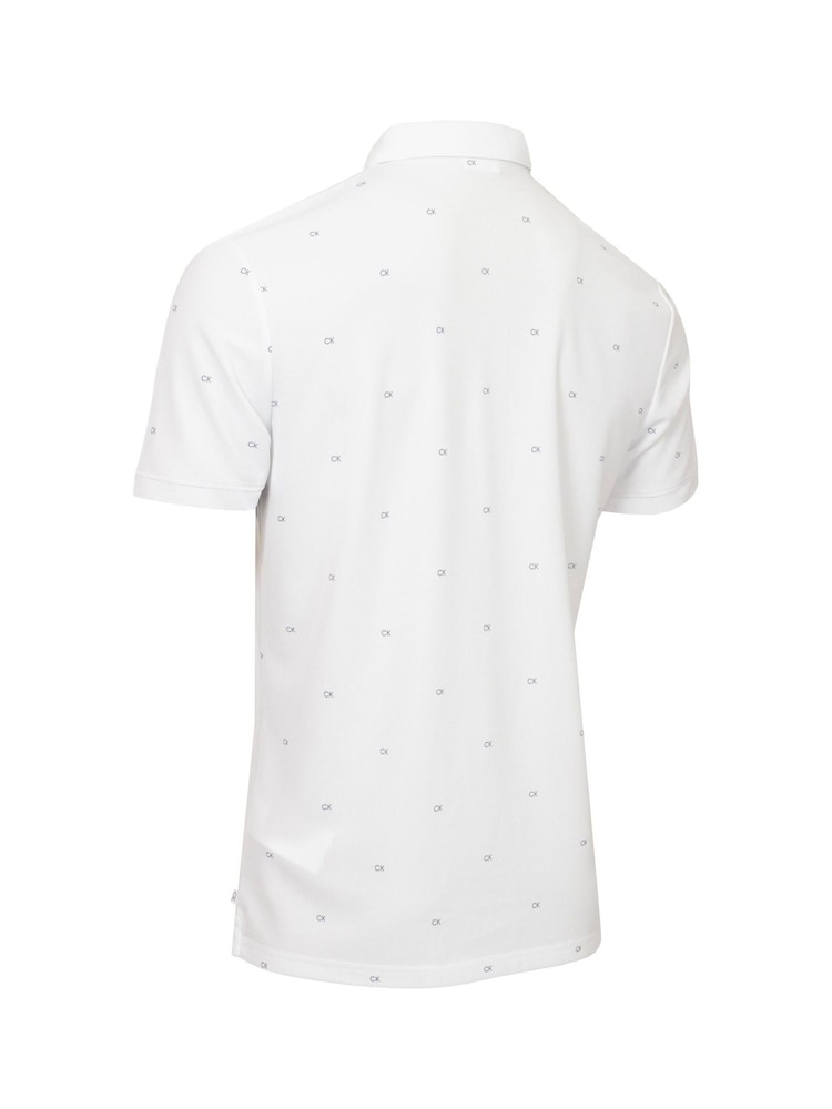 Calvin Klein Golf Monogram Polo Shirt - Image 6 of 8