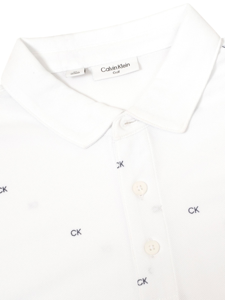 Calvin Klein Golf Monogram Polo Shirt - Image 7 of 8