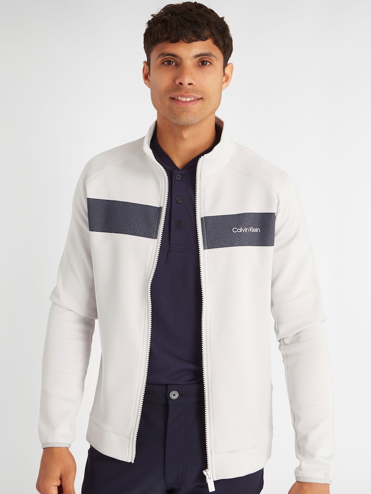 Calvin Klein Golf White Parkbury Full Zip Base Layer - Image 1 of 8