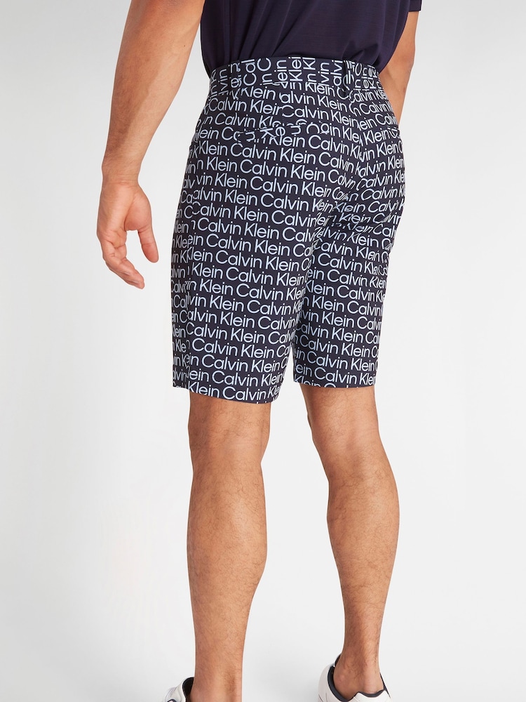 Calvin Klein Golf short Genius bleu imprimé - Image 3 of 10