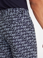 Calvin Klein Golf Blue Printed Genius Shorts - Image 4 of 10