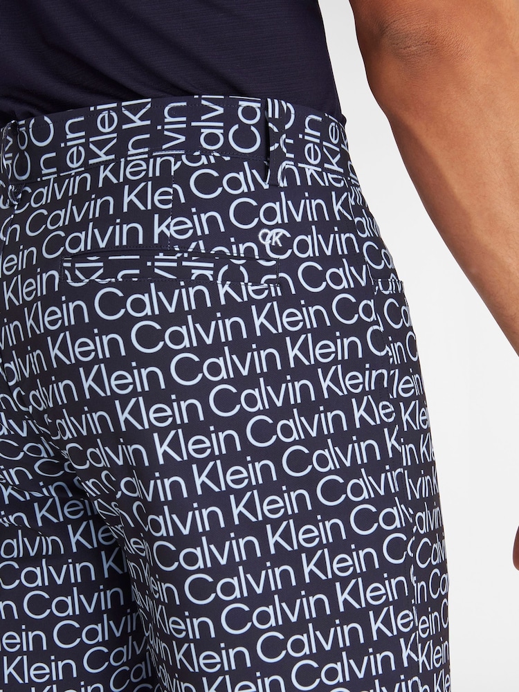 Calvin Klein Golf short Genius bleu imprimé - Image 4 of 10